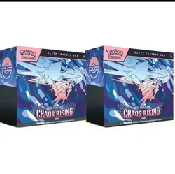 Pokemon Chaos Rising TCG Elite Trainer Box Lot of 2 - Image 1