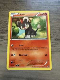 Litleo 11/119 Phantom Forces - Vintage Pokemon TCG - Image 1