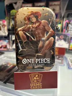 One Piece Card Game Tin Pack Set Vol.2 TS-02, OP13 -Portgas D. Ace New & Sealed - Image 1