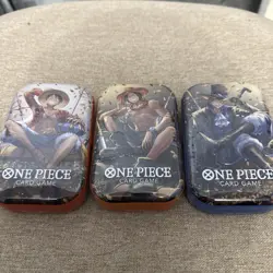 One Piece Card Game - Tin Pack Set Vol.2 (TS-02, OP13) - All 3 Tins - Sealed - Image 2