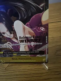 One Piece TCG - BOA HANCOCK - P-115 Release Event - Winner Promo OP15 NM English - Image 4