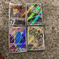 Pokemon TCG Skwovet, Wailord, Shuppet & Cyclizar SVP Foil Lot - 4 Cards - Image 1
