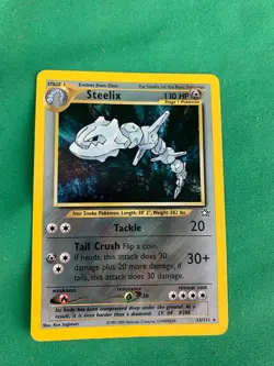 Steelix Neo Genesis 15/111 Holo Pokemon Card - Image 1