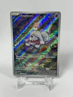 Greavard 214/198 SV01 Scarlet & Violet Illustration Rare Holo Pokemon Card NM - Image 1
