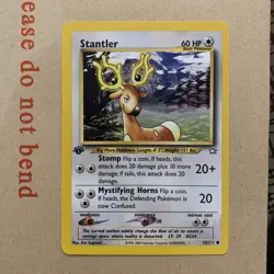 76/111 Stantler - Neo Genesis 1st Edition Pokemon Card NM - Image 2