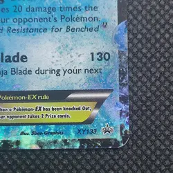 (NM) Ash-Greninja EX XY133 Pokemon Card Black Star Promo - Image 3