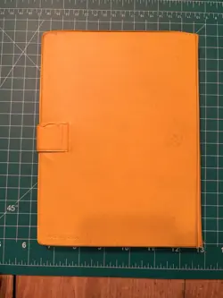 Yellow Bulbasaur Vintage Pokemon Trading Card Binder Damaged WARPED PAGES - Image 2