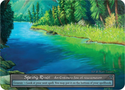 FOIL Sorcery Contested Realm - Spring River (Foil) - Beta (B) - Image 1