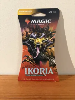 MTG Ikoria Lair of Behemoths Collector Booster Pack Sleeved - New Sealed - Image 1
