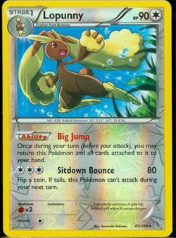 Lopunny 85/106 | Mint/Near Mint | Reverse Holo | Pokemon XY Flashfire - Image 1