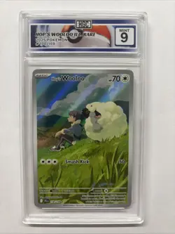2025 Pokemon Hop’s Wooloo Illustration Rare #170 HGC 9 (sb4) - Image 1