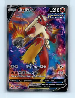 Pokemon tcg SWSH06: Chilling Reign Blaziken V (Full Art) Near Mint or Better - Image 1