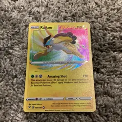Pokemon Raikou 050/185 Vivid Voltage Amazing Rare Holo 110 HP English 2020 - Image 1