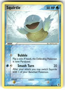 Squirtle 83/112 Common FireRed & LeafGreen Nirvana Pokemon NM - Image 1
