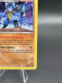 Pokemon TCG Lucario 64/99 Holo Rare Next Destinies - Image 5