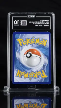 2022 Pokemon Charizard V Brilliant Stars Full Art-Ultra Rare #153/172 TAG 10 - Image 2