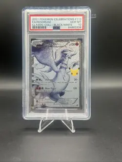 PSA 10 Gem Mint 2021 Pokemon Celebrations FA/Reshiram Classic COLL #113 - Image 1
