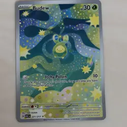 Pokemon TCG Budew ASC 221/217 Illustration Rare Full Art Basic 2026 30 HP Plant - Image 1