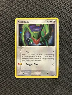 Pokemon TCG Rayquaza 3/17 Pop Series 1 Holo! MP Condition! See Description! - Image 1