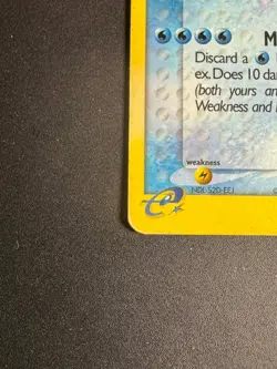 2003 Pokemon Kyogre ex 001 Black Star promo Non Holo NO DOT CODE - Very Rare - Image 5