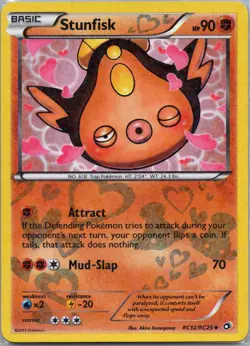 Stunfisk RC12/RC25 Holo Legendary Treasures: Radiant Collection Pokemon Holo LP - Image 1
