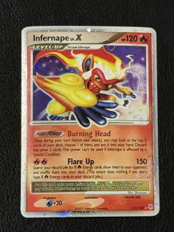 Pokemon TCG Infernape LV.X Diamond & Pearl 121/130 Holo Rare Holo LV.X - Image 1