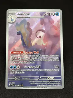 Pokemon TCG Aurorus Full Art 092/088 2026 Stage 2 Holo Perfect Order - Image 1