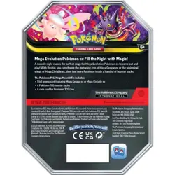 Pokemon Mega Moonlit Tin Mega Clefable & Gengar Presale 2 Tins - Image 4