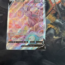 Pokemon TCG Espeon V Holo Ultra Rare Full Alt Art Evolving Skies 180/203 - Image 5