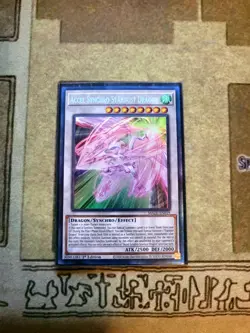 YUGIOH ACCEL SYNCHRO STARDUST DRAGON MAZE-EN019 COLLECTORS RARE 1ST ED NM - Image 1