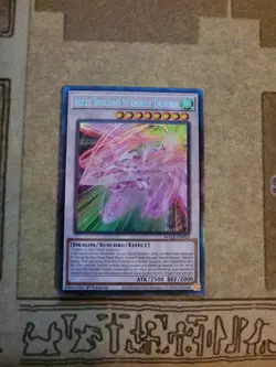 YUGIOH ACCEL SYNCHRO STARDUST DRAGON MAZE-EN019 COLLECTORS RARE 1ST ED NM - Image 2