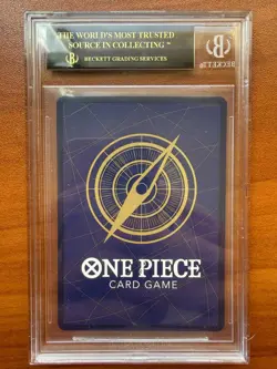 One Piece 2025 Monkey D Luffy P-110 One Piece Day'25 Japanese BLACK LABEL BGS 10 - Image 2