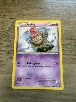 Pokemon SPOINK XY Fates Collide 30/124 NM/Mint Never Played Card - Image 1