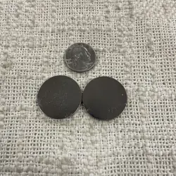 Pokemon Card Metal Blue & Silver Poison Burn Marker Coins Set of 2 - Image 2