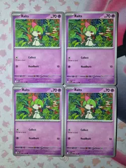 Pokemon Card - Ralts 058/132 - ×4 - Playset - Mega Evolution - Image 1