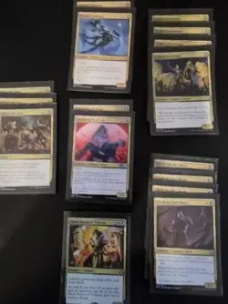 Mtg Vampire themed 60 card custom deck ready to use!! white/black fully sleeved - Image 1