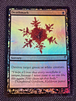 Deathmark Foil Coldsnap Black Uncommon Magic The Gathering Card LP -- L44 - Image 1