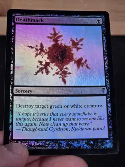 Deathmark Foil Coldsnap Black Uncommon Magic The Gathering Card LP -- L44 - Image 3