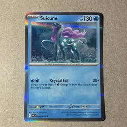 Suicune 26/94 Rare Holo Pokemon Card Tcg 2025 Phantasmal Flame Set Nm - Image 1