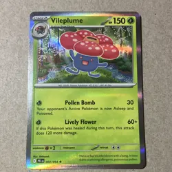 Vileplume 003/094 Me02: Phantasmal Flames Holo Nm Pokemon Card English TCG - Image 1