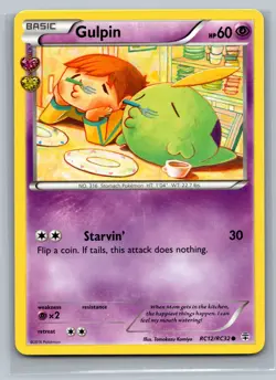 Gulpin Generations: Radiant Collection #RC12/RC32 Common Pokemon Card - Image 1