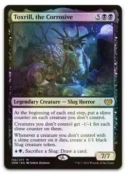 Toxrill, the Corrosive #132 (Foil) (NM) Crimson Vow VOW Magic MTG - Image 1