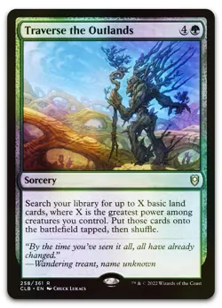 Traverse the Outlands #258 (Foil) (NM) Baldur's Gate CLB Magic MTG - Image 1