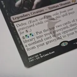 Magic: The Gathering Tasigur FRF 087/185 Rare Autographed Chris Rahn - Image 3
