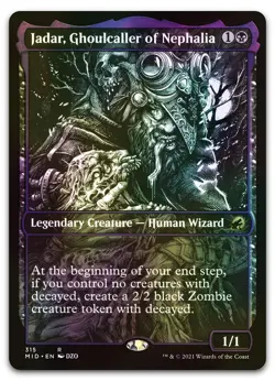 Jadar, Ghoulcaller of Nephalia (Showcase) #315 (Foil) NM Midnight Hunt Magic MTG - Image 1