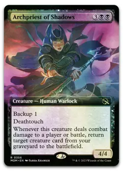 Archpriest of Shadows (Extended Art) #356 (Foil) NM March of the Machine - Image 1