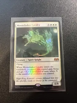 Moonshaker Cavalry - FOIL - Wilds Of Eldraine - NM - UNPLAYED - MTG - Image 1