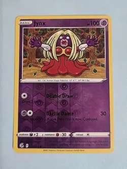 2021 Jynx 112/264 - Reverse Holo - Fusion Strike - NM Pokemon TCG - Image 1
