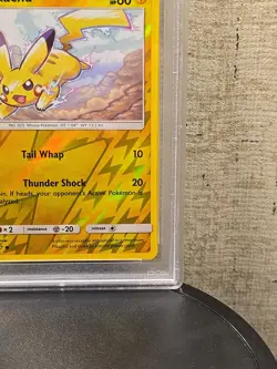 Pokemon TCG Pikachu Rev Foil Burning Shadow 40/147 Reverse Holo PSA 9 - Image 4