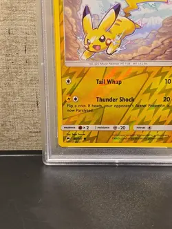 Pokemon TCG Pikachu Rev Foil Burning Shadow 40/147 Reverse Holo PSA 9 - Image 5